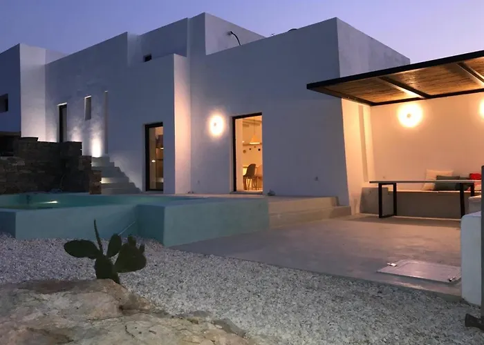 Spiti Su In Paros - Naousa Piscina Privata * Ambelas