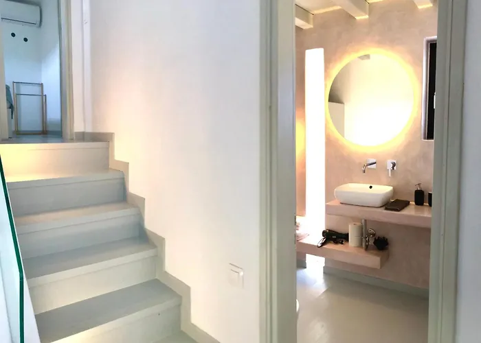 Spiti Su In Paros - Naousa Piscina Privata Ambelas