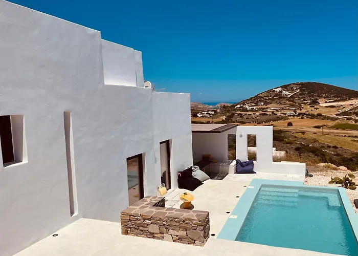 Spiti Su In Paros - Naousa Piscina Privata Villa Ambelas