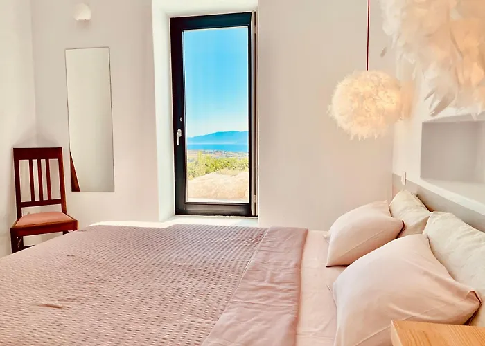 Spiti Su In Paros - Naousa Piscina Privata * Ambelas