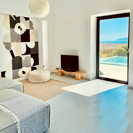 Villa Spiti Su In Paros - Naousa Piscina Privata Ambelas